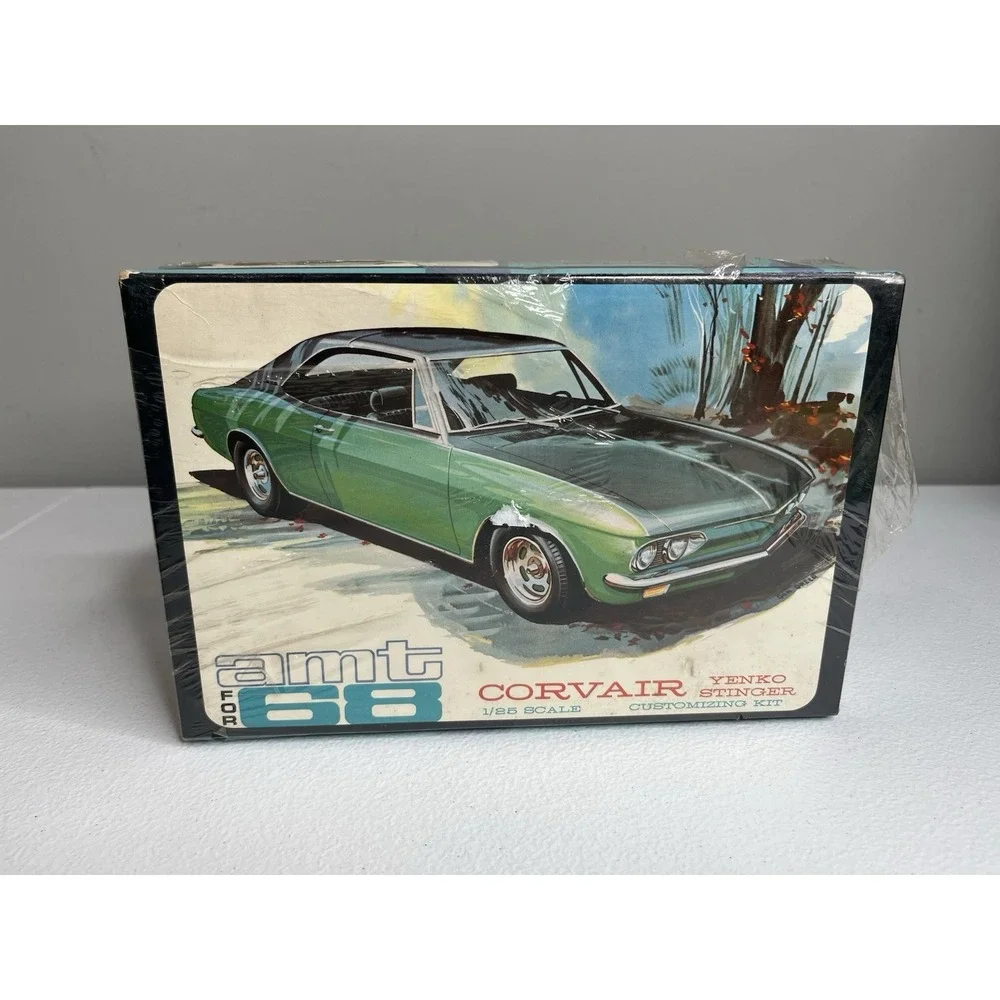 *RARE! Vtg AMT 1968 CORVAIR‎ YENKO STINGER Model KIT #2